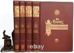 FREEMASONRY LIBRARY Knight Templar Free Mason ILLUMINATI Occult Antique old RARE