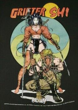 GRIFTER SHI VINTAGE RARE SEXY 90'S COMIC BOOK T-SHIRT TUCCI XL pre-owned