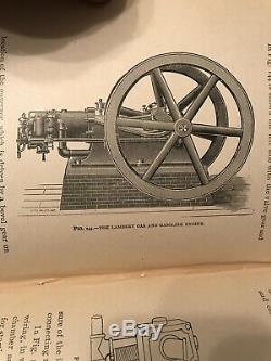 Gas Gasoline Oil Gardner Hiscox Rare 1904 Book Antique Hit And Miss Gas Engine