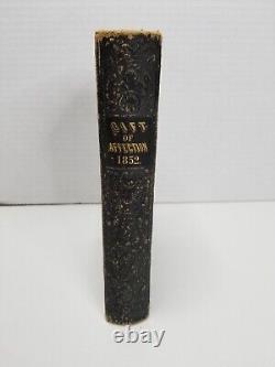 Gift of Affection a Souvenir for 1852 Collection of Poetry Antique Book Leavitt