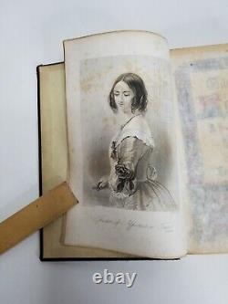 Gift of Affection a Souvenir for 1852 Collection of Poetry Antique Book Leavitt