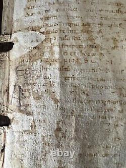 HUGE Bible Manuscript Leaf On Vellum from the 11th Century VERY RARE 1075 AD