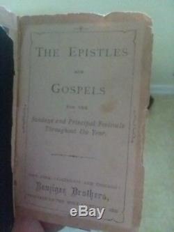 Haunted 1920's Antique Prayer book Leather bound. Pocket Sized RARE! Spirit