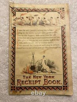 Housekeeper's Medicinal Cures The New York Recipe, Book Rare Antique 1881