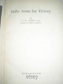 INDIA ARMS FOR VICTORY RARE ANTIQUE BOOK INDIA illustration 1943