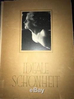 Ideale Schonheit 1940 antique nude photography German book signed photos rare
