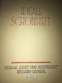 Ideale Schonheit 1940 antique nude photography German book signed photos rare