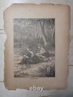 In the Park antique illustrated childrens books 1903 Donahue RARE