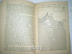 India C. H. Philips Maps Rare Antique Book India 1948