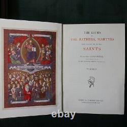 Job Lot Bundle Vintage Rare Antique Butler's Lives Of The Saints 1936 6-Vol. Set