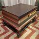 John Dickinson Stacked Books End Table, Rare Excellent Quality