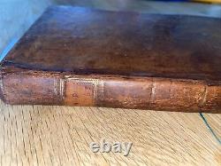 John Milton Paradise Lost Regained Book 2 1784 Leather Bound Antique Rare