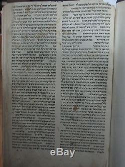 Judaica Antique Hebrew Post Incunabula RABBEINU BACHAYA Pesaro 1517, Very Rare