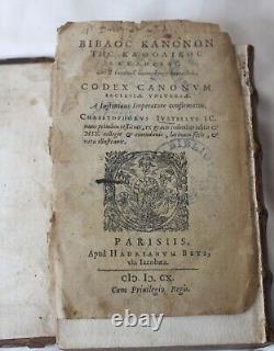 Justelli Codex Canonum BIBAOC KANONON Antique Africana Rare