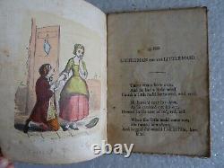 LITTLE MAN & MAID INDESTRUCTIBLE PLEASURE BOOKS ANTIQUE LINEN 1800S neocurio