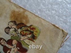 LITTLE MAN & MAID INDESTRUCTIBLE PLEASURE BOOKS ANTIQUE LINEN 1800S neocurio