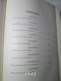 LOS ANGELES 1921 Antique Book Set Mountains to the Sea History 100s Pics Rare LA