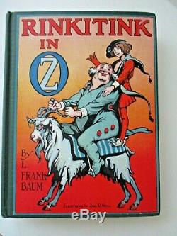 LOT of 8 Vintage antique set the wizard of oz book collection frank baum RARE