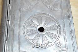 Latin American 18th Century Handmade Silver Bible Book Cover RARE 4021