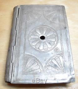 Latin American 18th Century Handmade Silver Bible Book Cover RARE 4021