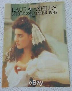 Laura Ashley Vintage Rare 1983 Spring/ Summer Fashion Catalogue