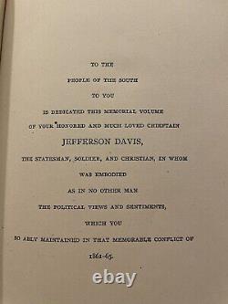 Life And Reminiscences Of Jefferson Davis 1890 Antique Book Rare