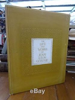 Life & Works of Jean Léon Gérôme RARE 1892 Antique Art Book Photogravures
