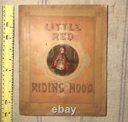 Little Red Riding Hood Rare Antique Book Pub 1864