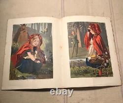 Little Red Riding Hood Rare Antique Book Pub 1864