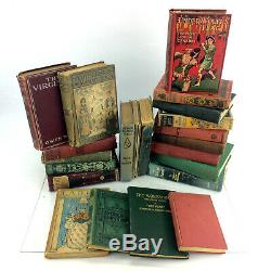 Lot 24 Antique Books Classic Literature Fiction Mixed Set Rare 1St Editions