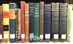 Lot of 12 Rare Antique Books on Roman Law 1867 1907