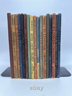 Lot of 17 RARE ANTIQUE COLLECTIBLE 1914-1939 Children's Book Illustrated VG