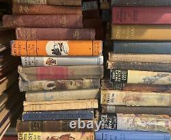 Lot of 50 Vintage Old Rare Antique Hardcover Books Mixed Color Random