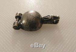 Lovely Rare Collectable Medieval Silver book Clasp (Turtle type) Old Colletion