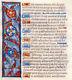 Medieval Illuminated Manuscript Book Of Hours Leaf C. 1490 Gold, Rare Borders