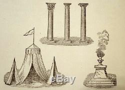MYSTIC SECRET SOCIETY Antique 1886 ODD FELLOWS BOOK! Masonic OCCULT Symbols RARE