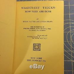 Magician's Tricks How They are Done First Edition Magic Rare Antique Book 1910