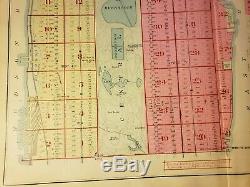 Manhattan Maps 1928 Rare Original Lg Sanborn Nyc Upper East & Westside Midtown