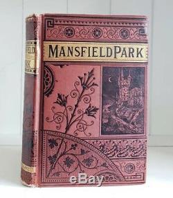 Mansfield Park By Jane Austen Antique Victorian Classic Romance RARE Late 1800's