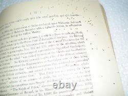 Memorial On Behalf Of Mayurbhanj State Rare Antique Book India 1933