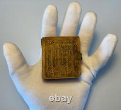 Miniature Holy Bible, 1851 Antique Rare Book, The Thumb Bible Verbum Sempiternum