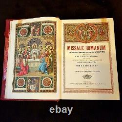 Missale Romanum 1920, Vintage Antique Catholic Latin Altar Book, RARE