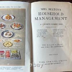Mrs Beeton's Household Management, London & Melbourne Edition, Rare Antique Book