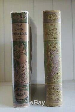 My Own Fairy Book Andrew Lang Tales RARE Lovely Antique Swan Cover + Dust Jacket