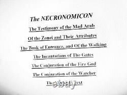Necronomicon antique book aleister crowley kabbalah occult dark rare grimoire 1