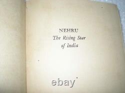 Nehru The Rising Star Of India Anup Singh Rare Antique Book 1940
