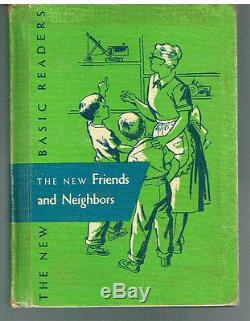 New Friends & Neighbors Dick & Jane Grade 2-1 1956 Rare Antique Books! $