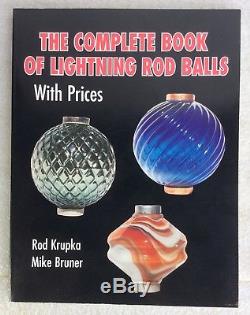 Nice rare 1995 THE COMPLETE BOOK of LIGHTNING ROD BALLS + PENDANTS with PRICES