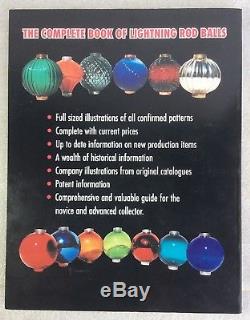 Nice rare 1995 THE COMPLETE BOOK of LIGHTNING ROD BALLS + PENDANTS with PRICES