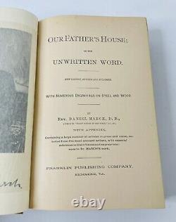 OUR FATHER'S HOUSE by Rev. Daniel March (1800's) Antique Jesus Book VERY RARE